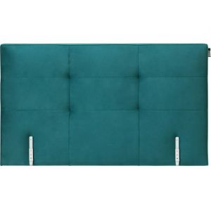 Image de Tempur Tête de lit Quadro 144cm velours emeraude D64. Produit Neuf ! Garantie 2 ans !