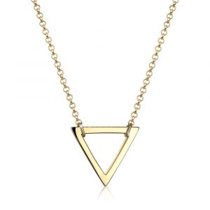 Elli Collier Femme Triangle en Argent Sterling (925/1000)