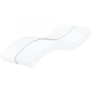 VidaXL Matelas en mousse pour enfants blanc 80x160 cm dureté H2 H3, matelas de lit, matelas rafraîchissant, matelas moelleux, matelas simple