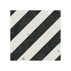 Eiffel Art Construction - Croccante Pastiera Grafito - Carrelage aspect terrazzo 20x20 cm