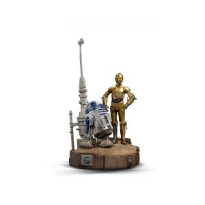 Iron Studios Figurine Star Wars - Statuette 1/10 Deluxe Art Scale C-3PO & R2D2 31 cm