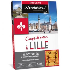 Wonderbox Coffret cadeau Coups de cœur à Lille