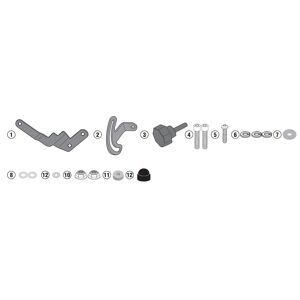 Givi Kit Fixation Bulle 5124D/DT BMW R1250GS Adventure