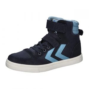 Hummel Slimmer Stadil High Jr Basket, Bleu Nuit, 28 EU