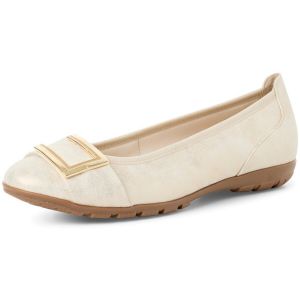 Marco Tozzi Femme Damen Ballerinas 2-22111-44 Ballerines, Dune Metallic, 37 EU