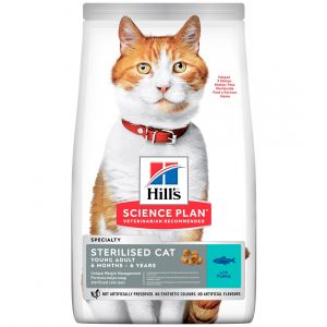 Hill's Science Plan Feline Young Adult Sterilised Cat Thon 10 kg