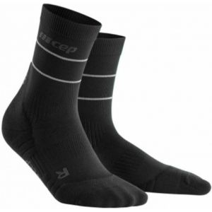 CEP Office Solutions Reflective Mid Cut Socks - Chaussettes de running taille III, noir