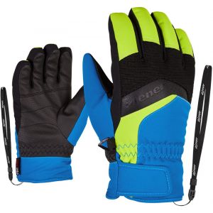 Ziener Labino AS Gants Enfant, bleu/vert 4 Gants & Mitaines sports d'hiver