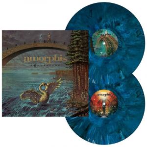 Amorphis - Borderland Ltd. 'War Band' Blue/White/Green/Black - Marbled 2 Vinyl
