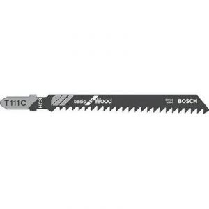 Bosch 2608630808 - Lame de scie sauteuse T 111 C Basic for Wood lot de 3