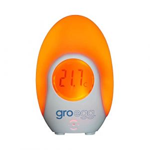 Tommee tippee Groegg Thermomètre numérique à changement de couleur et veilleuse