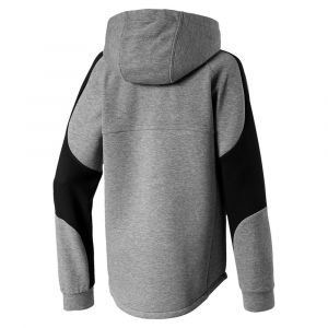 Image de Puma Blouson en sweat Evostripe avec capuche pour garçon, Gris/Bruyère, Taille 116