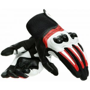 Dainese Gants Cuir Mig 3 L Black / White / Lava Red