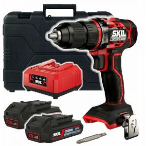 Skil Perceuse-visseuse sans fil, 20 V 2.5 Ah, 2 batteries