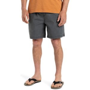 Image de Quiksilver Taxer 18" - Short de marche &agrave; taille &eacute;lastique pour Homme Noir - Taille S