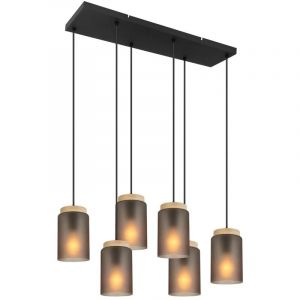 Toolight - lampe suspendue APP1813-6CP grey