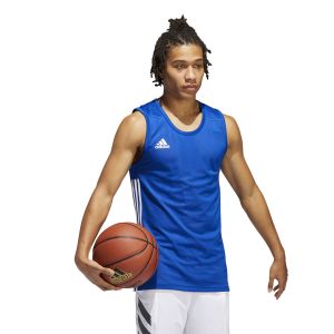 Adidas Tshirt 3G Speed R&eacute;versible BB Bleus - Taille L