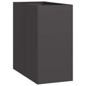 VidaXL Jardinière noir 40x80x80 cm acier