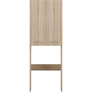 Topeshop - Meuble pour lave-linge Pola dd sonoma