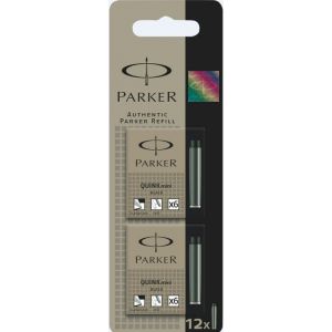 Parker 2 Etui de 5 cartouches d'encre noir