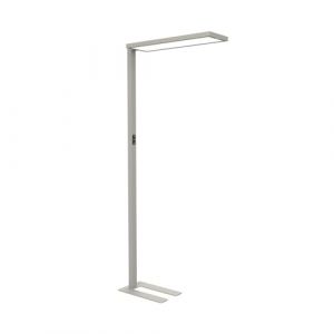Maul Lampadaire senja | Lampadaire à intensité variable (2700-5700 K) | Technologie LED à haute efficacité énergétique | Plafonnier avec éclairage direct & indirect | Argenté