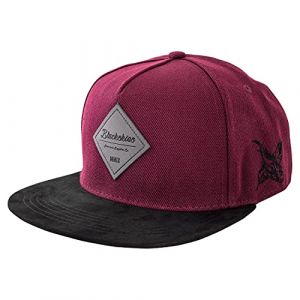 Blackskies Port Townsend Casquette Snapback | Hommes Femmes Unisexe Chapeau de Baseball Skater Surfeur Premium 5-Panel - Rouge