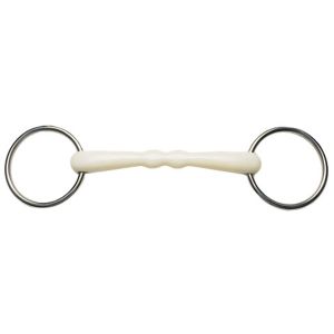 Weatherbeeta Mors à filet,bouche mullen et à anneau libre pour cheval Korsteel Flexi
