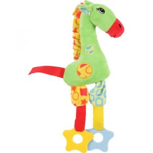 Zolux Jouet peluche Puppy Girafe vert