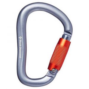 Image de Black Diamond Rocklock Twistlock Carabiner Grey Mousqueton Escalade