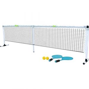 Scatch Set de Tennis - 1 Filet de Tennis - 2 Raquettes - 2 Balles - 245 x 30 x 63 cm