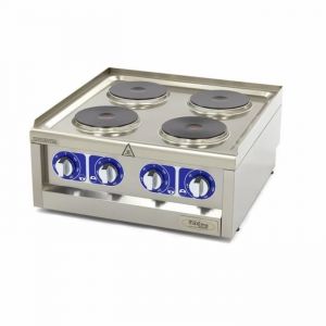 Maxima Cuiseur de qualit&eacute; commerciale - 4 br&ucirc;leurs - unit&eacute; double - profondeur 60 cm - 400V