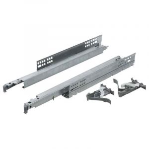 Salice Coulisses invisibles futura sortie totale - Longueur : 500 mm - Fixation : Clipsable