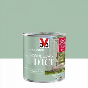 V33 Peinture bois Couleurs d'ICI Velours vert pastel