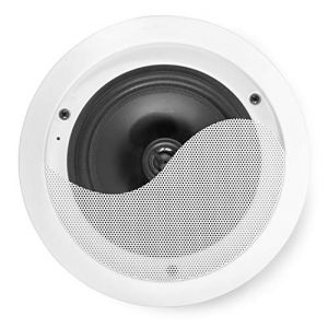 Power Dynamics CSAG6 &ndash; Enceinte de Plafond Haut de Gamme &ndash; Aluminium, Puissance de 40 Watts, woofer de 6,5 Pouces, Convient aux espaces humides, id&eacute;al pour Les Restaurants, Bars, salles de Bain.