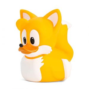 TUBBZ Boxed Edition Tails Figurine de Canard en Caoutchouc Vinyle – Produit Officiel Sonic Le hérisson – Action TV, Films et Jeux vidéo