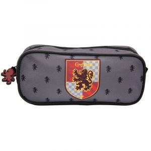 Trousse scolaire rectangulaire harry potter gryffondor grise bagtrotter