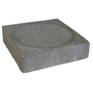Dalle stabilisatrice pour plot - B&eacute;ton - 24 x 24 x 6 cm