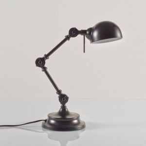 Image de Lampe de bureau, métal, style industriel, Kikan Noir Mat Taille Taille Unique