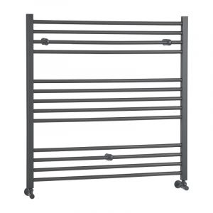 Hudson Reed Sèche-serviettes plat – Anthracite – 100 cm x 100 cm - Artle