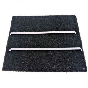 De Dietrich Filtre charbon dim 263x310mm + fixations pour hotte