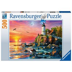 Ravensburger Puzzle 500 pièces - phare au coucher du soleil