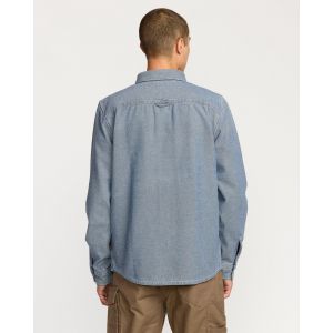 Volcom Chemise Levelstone - Blue Wash - Taille XS