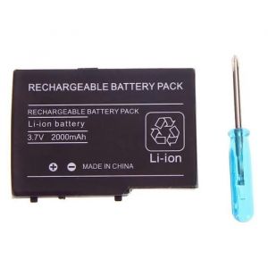 Batterie lithium-ion rechargeable 2000mAh 3.7V pour Nintendo DS Lite - Noir