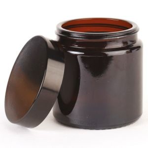 Graine Créative Pot en verre Ambré - Pommadier - 120 ml