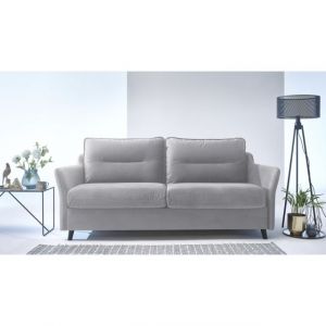 Image de Bobochic LOFT - Canape convertible 3 places gris clair