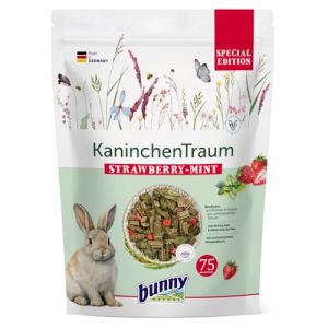 Bunny R&ecirc;ve &Eacute;dition fraise-menthe pour lapin nain &ndash; 3 x 1,5 kg