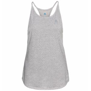 Image de Odlo Run Easy Linencool Tank Women, stone grey melange S T-shirts course &agrave; pied