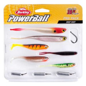 Berkley Leurre Souple Pro Pack Drop Shot - Assorted - Sinking - 6pc - 1532030