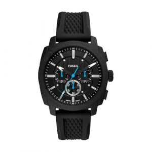 Fossil Montre Homme Machine Noir, Bleu FS6099