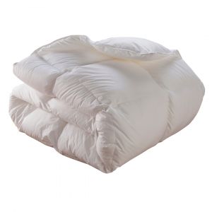 Drouault Couette chaude GALAXIE naturel duvet d'oie 280g/m² Blanc